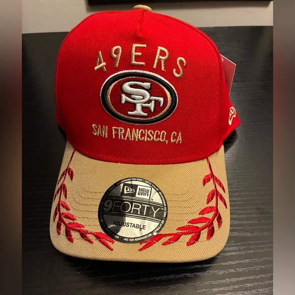 New Era Other - New Era 49ers Red and Tan Cap